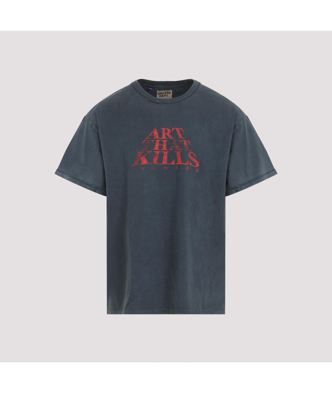 Gallery Dept Серая хлопковая футболка, фото 2