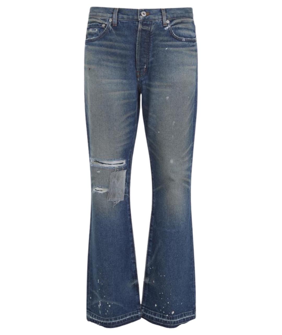 Gallery Dept Синие хлопковые прямые джинсы, фото 1