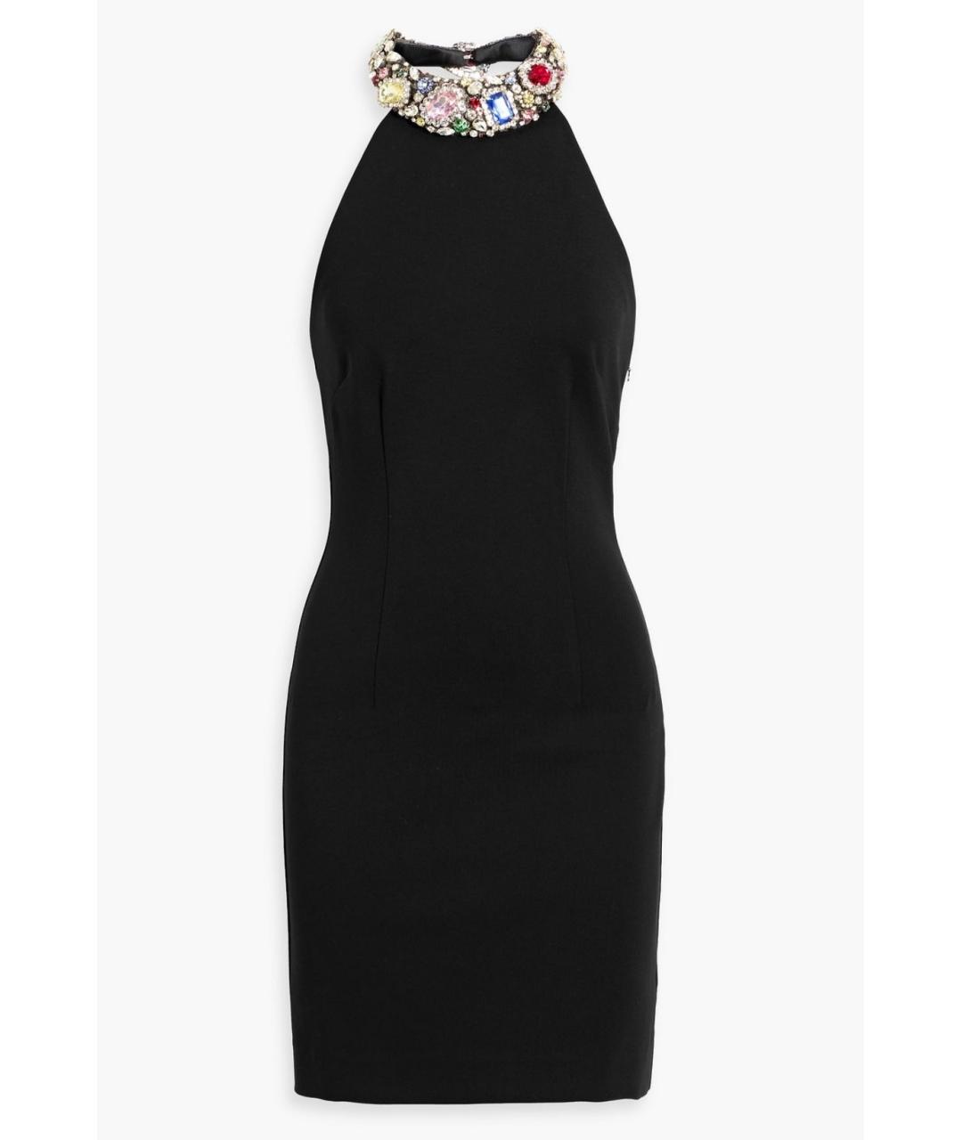AREA Черное коктейльное платье, фото 6