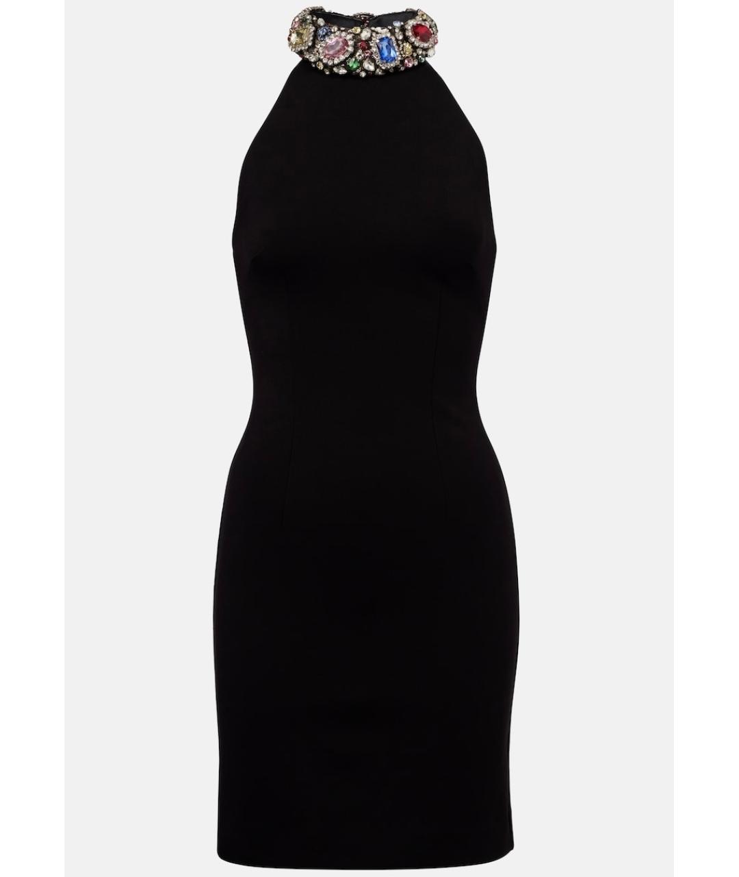 AREA Черное коктейльное платье, фото 5