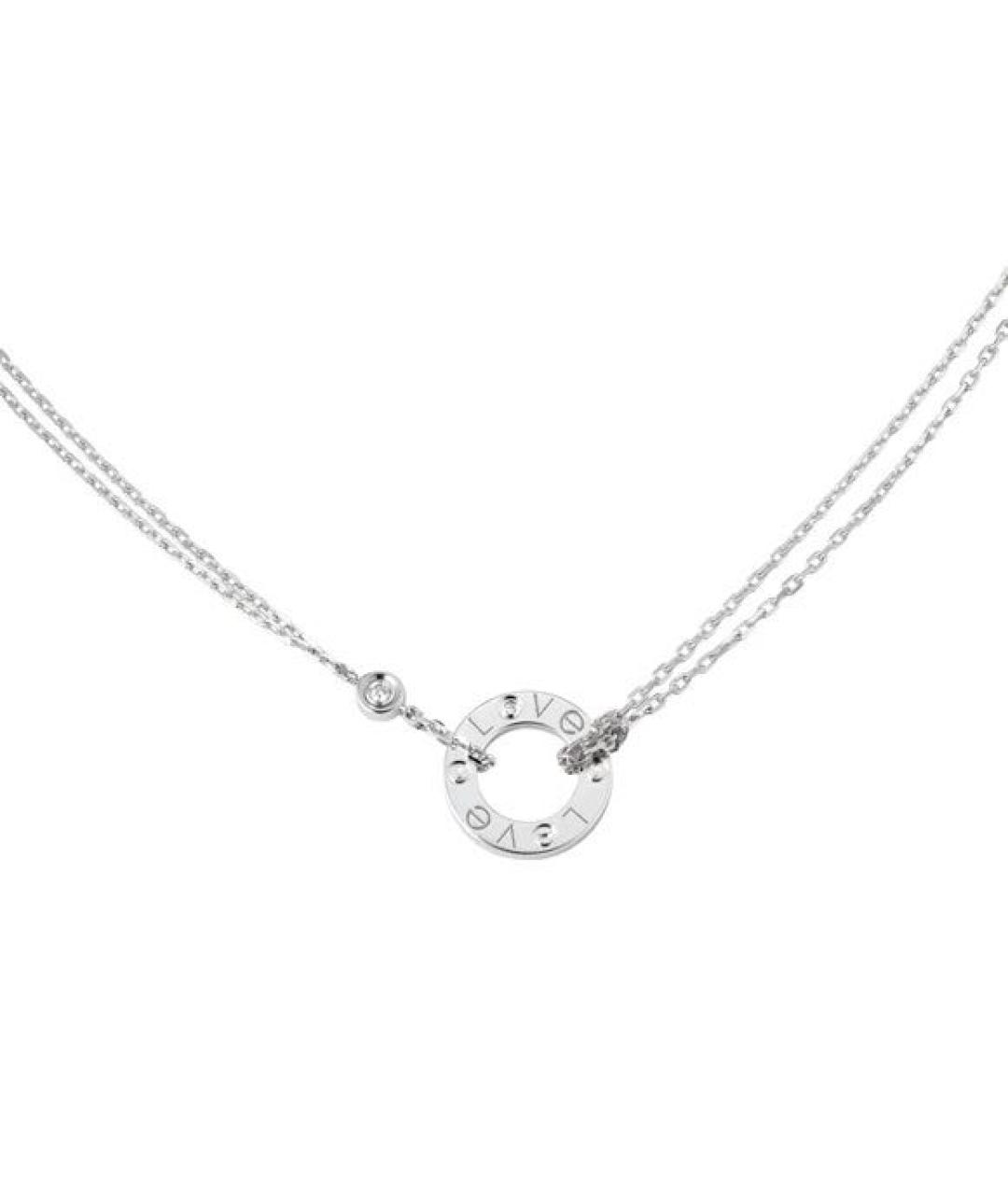 CARTIER Серебряная подвеска из белого золота, фото 1