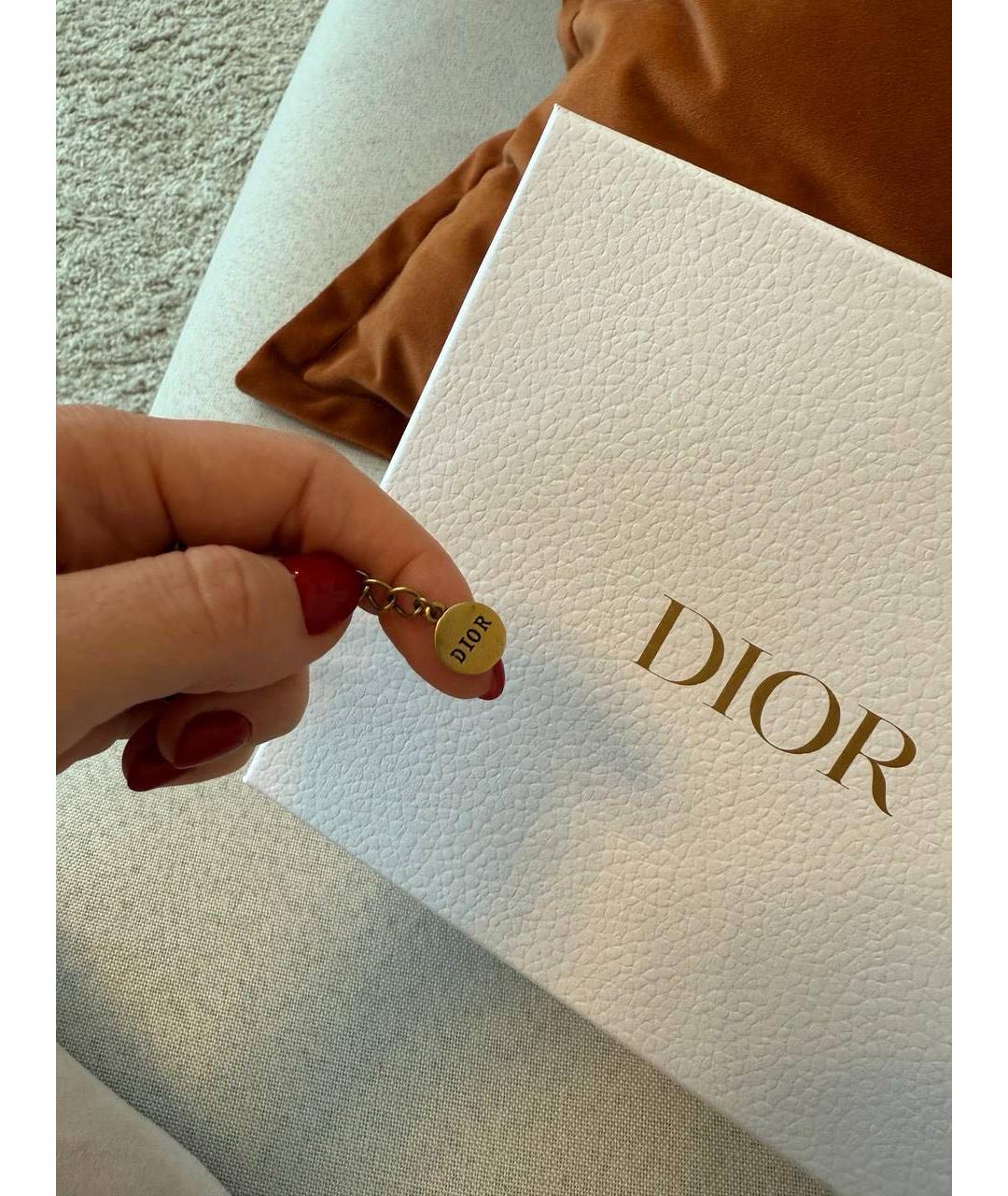 DIOR BEAUTY Золотой металлический чокер, фото 6
