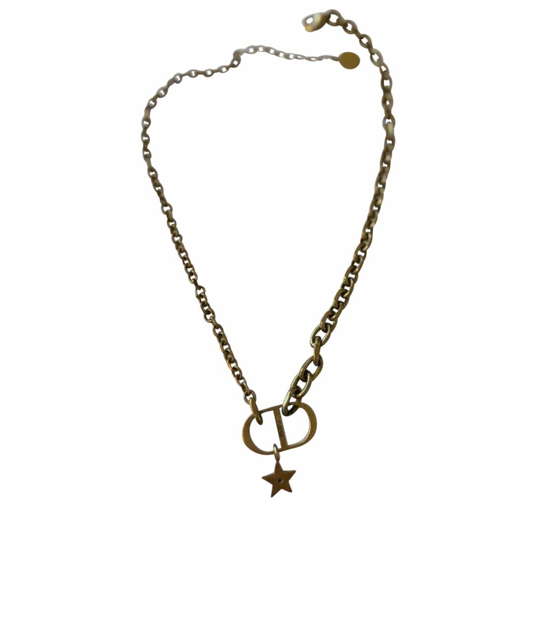 DIOR BEAUTY Золотой металлический чокер, фото 1