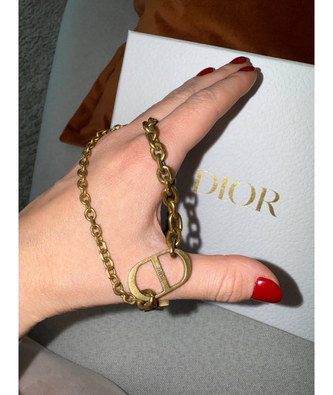 DIOR BEAUTY Золотой металлический чокер, фото 5