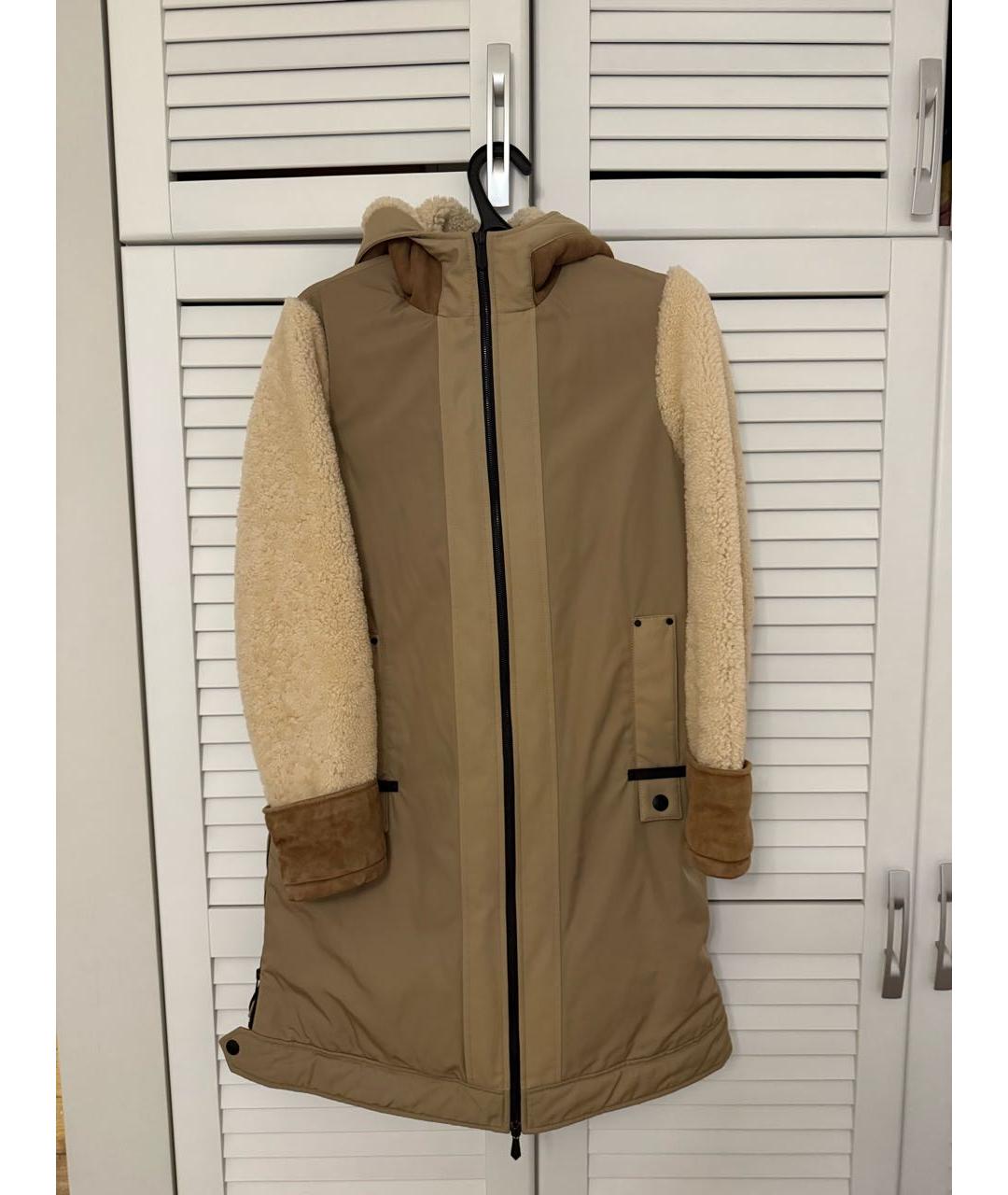 TRUSSARDI Бежевая парка, фото 7