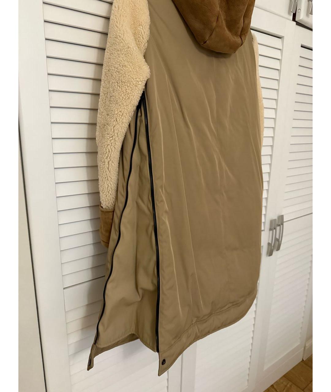 TRUSSARDI Бежевая парка, фото 4