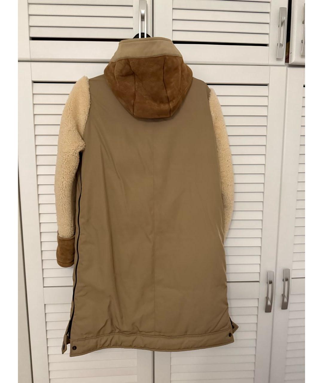 TRUSSARDI Бежевая парка, фото 2