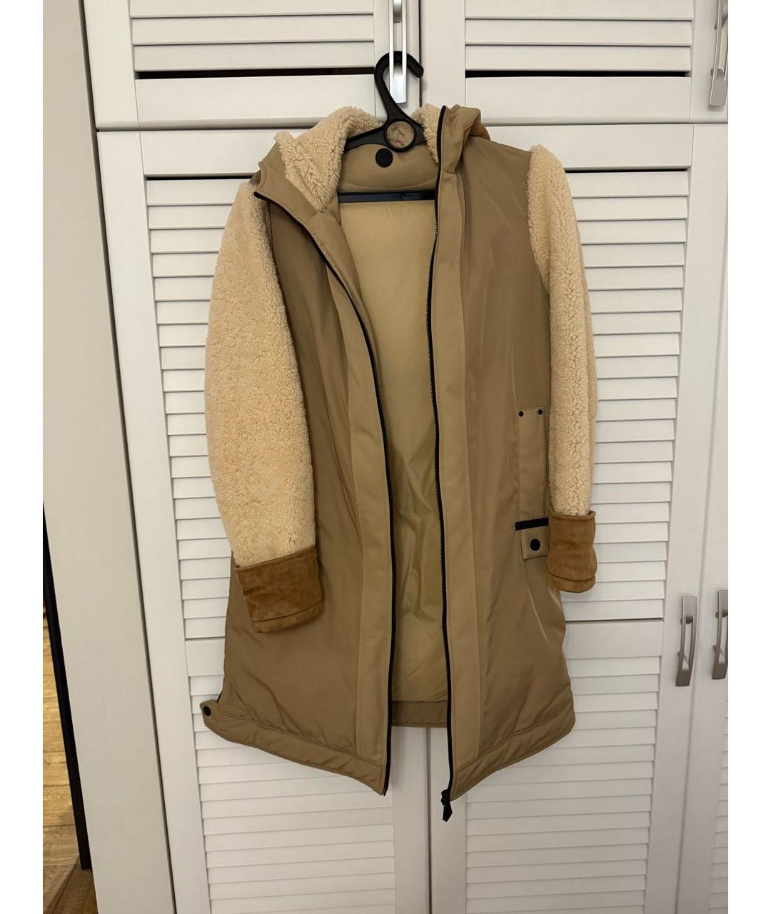 TRUSSARDI Бежевая парка, фото 3