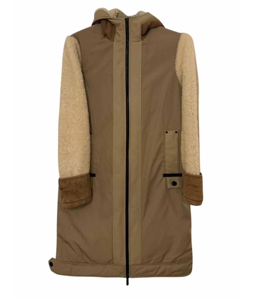 TRUSSARDI Бежевая парка, фото 1