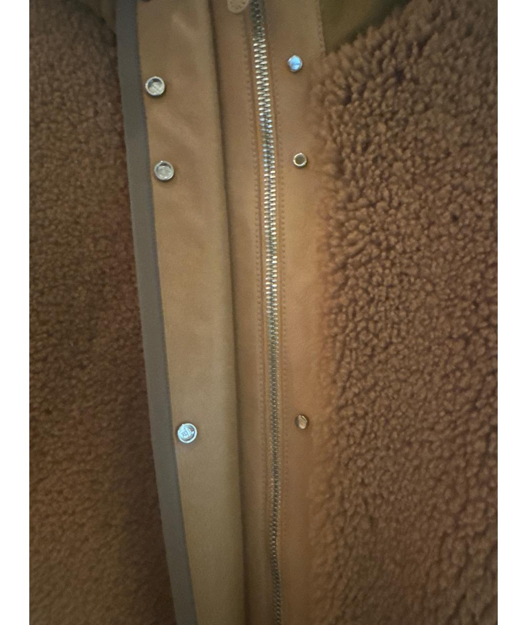 LORO PIANA Коричневая меховая дубленка, фото 6