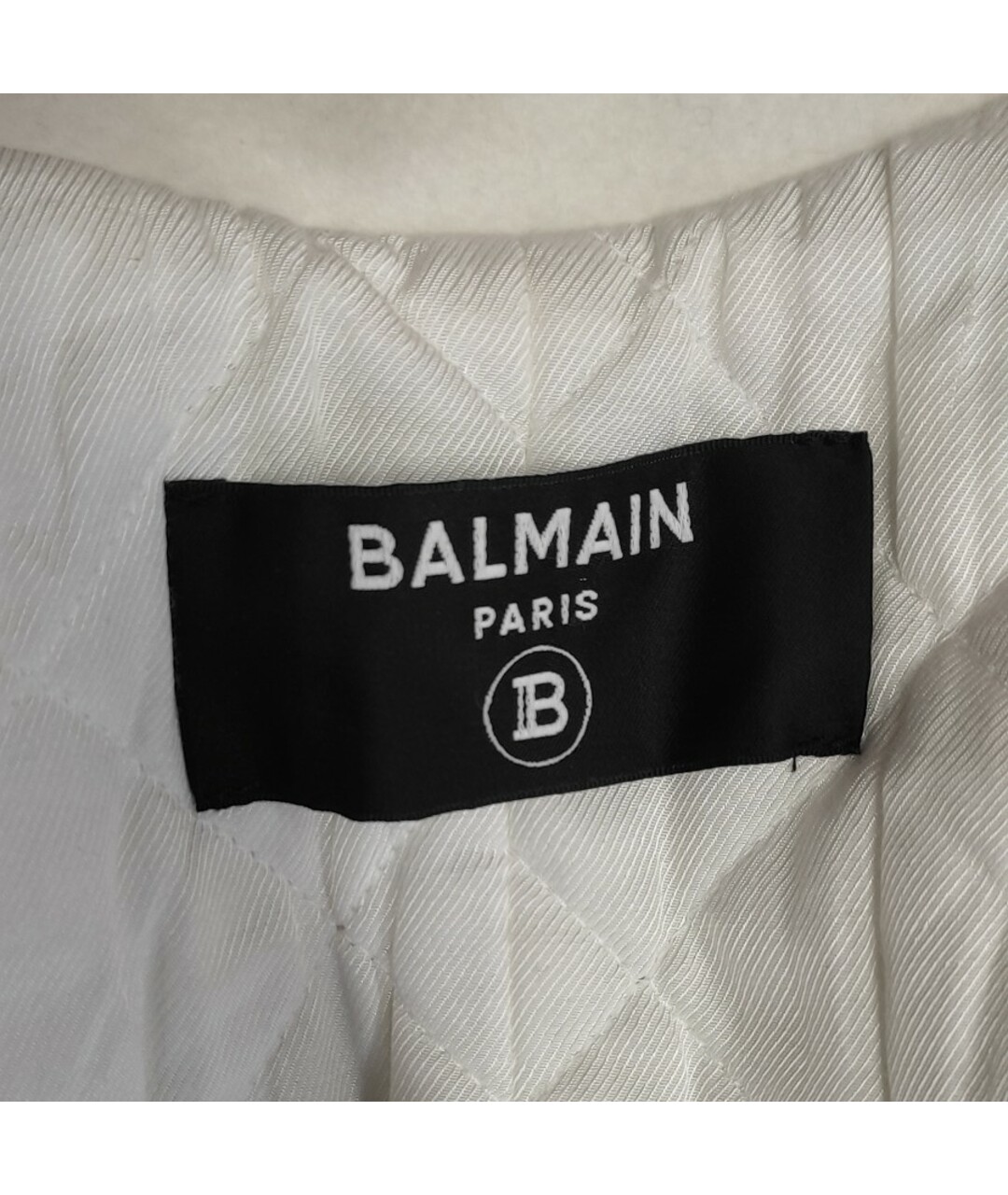 BALMAIN Белое пальто, фото 4