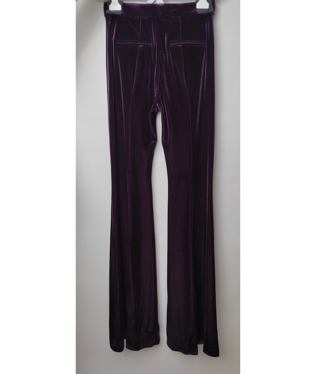 ALEX PERRY Фиолетовые полиэстеровые брюки широкие, фото 2
