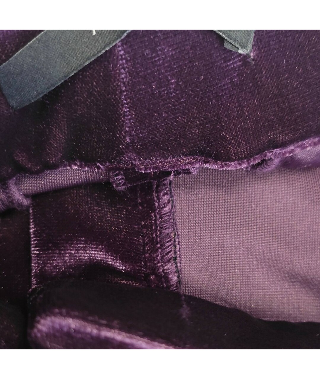 ALEX PERRY Фиолетовые полиэстеровые брюки широкие, фото 7