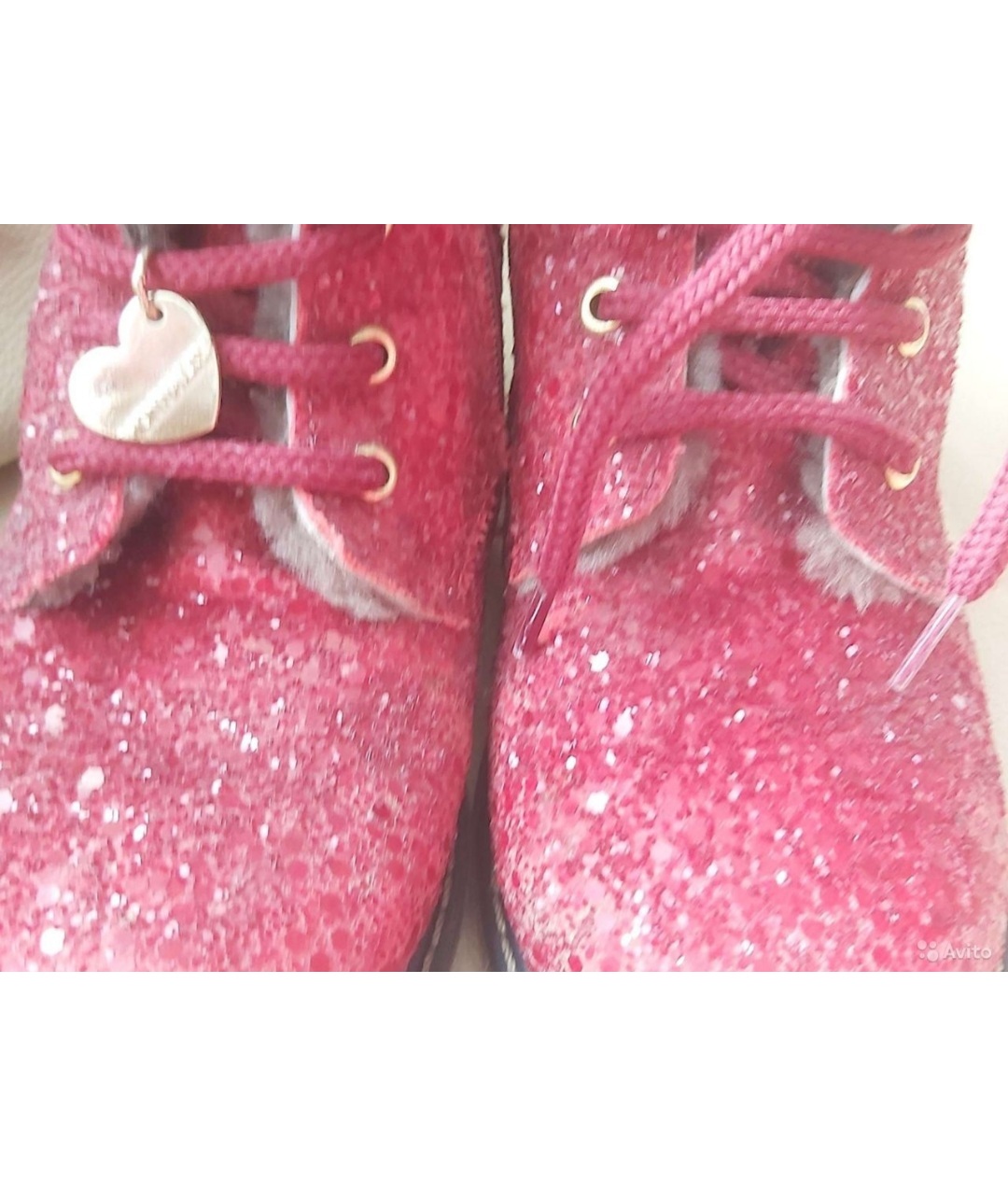 MONNALISA Красные кожаные ботинки, фото 4