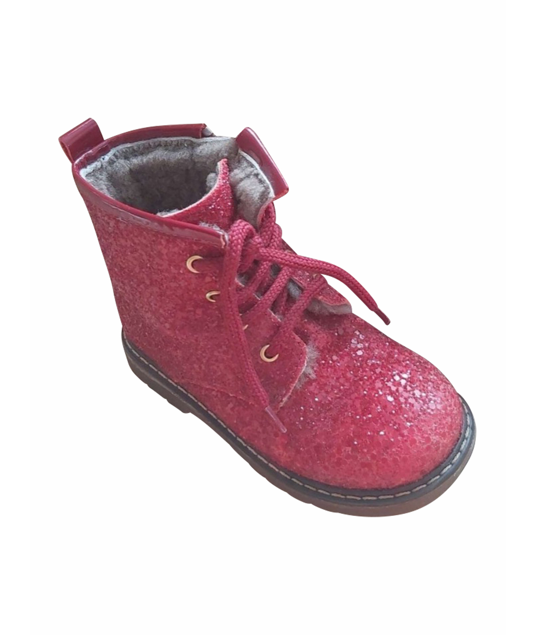 MONNALISA Красные кожаные ботинки, фото 1