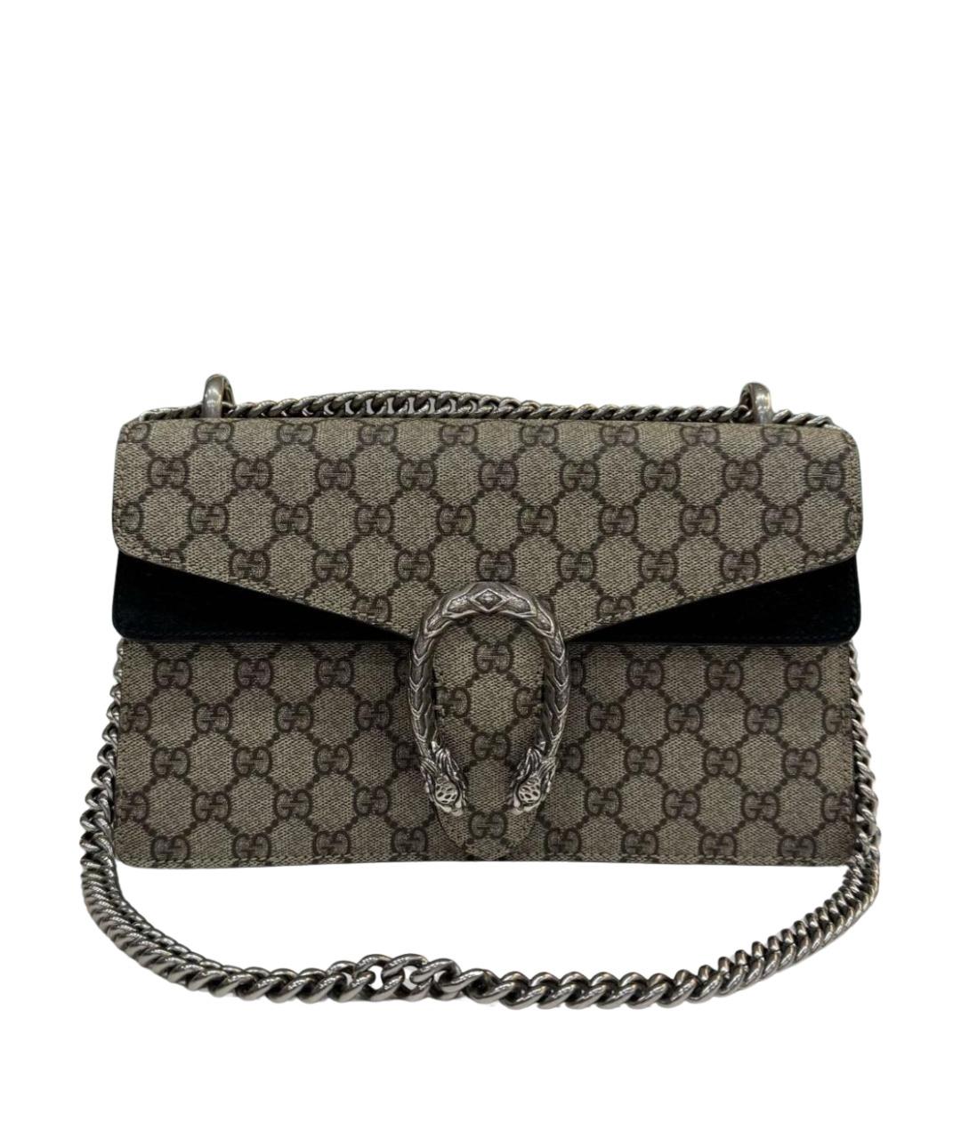 GUCCI Коричневая сумка с короткими ручками, фото 1