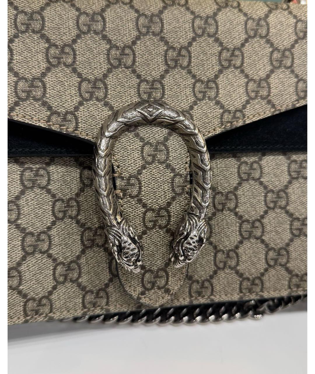 GUCCI Коричневая сумка с короткими ручками, фото 4