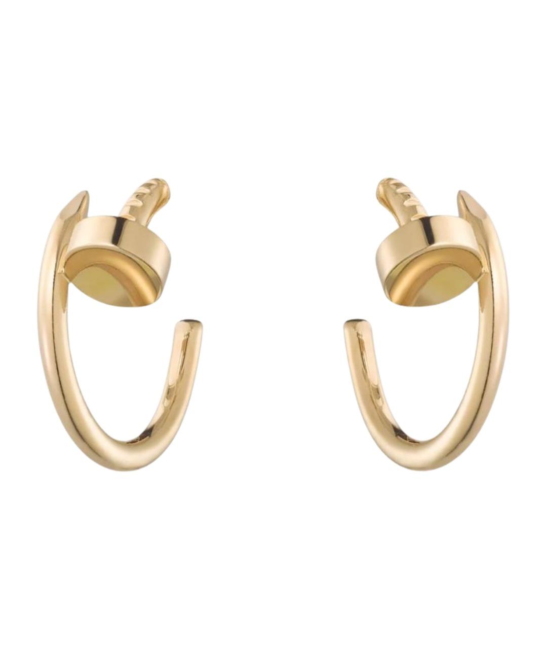 CARTIER Золотые серьги из желтого золота, фото 1