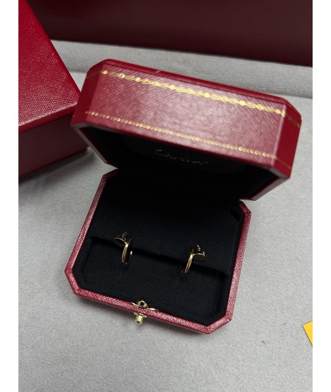 CARTIER Золотые серьги из желтого золота, фото 2