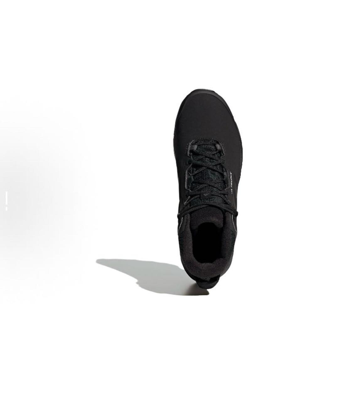 ADIDAS Черные текстильные высокие кроссовки / кеды, фото 4