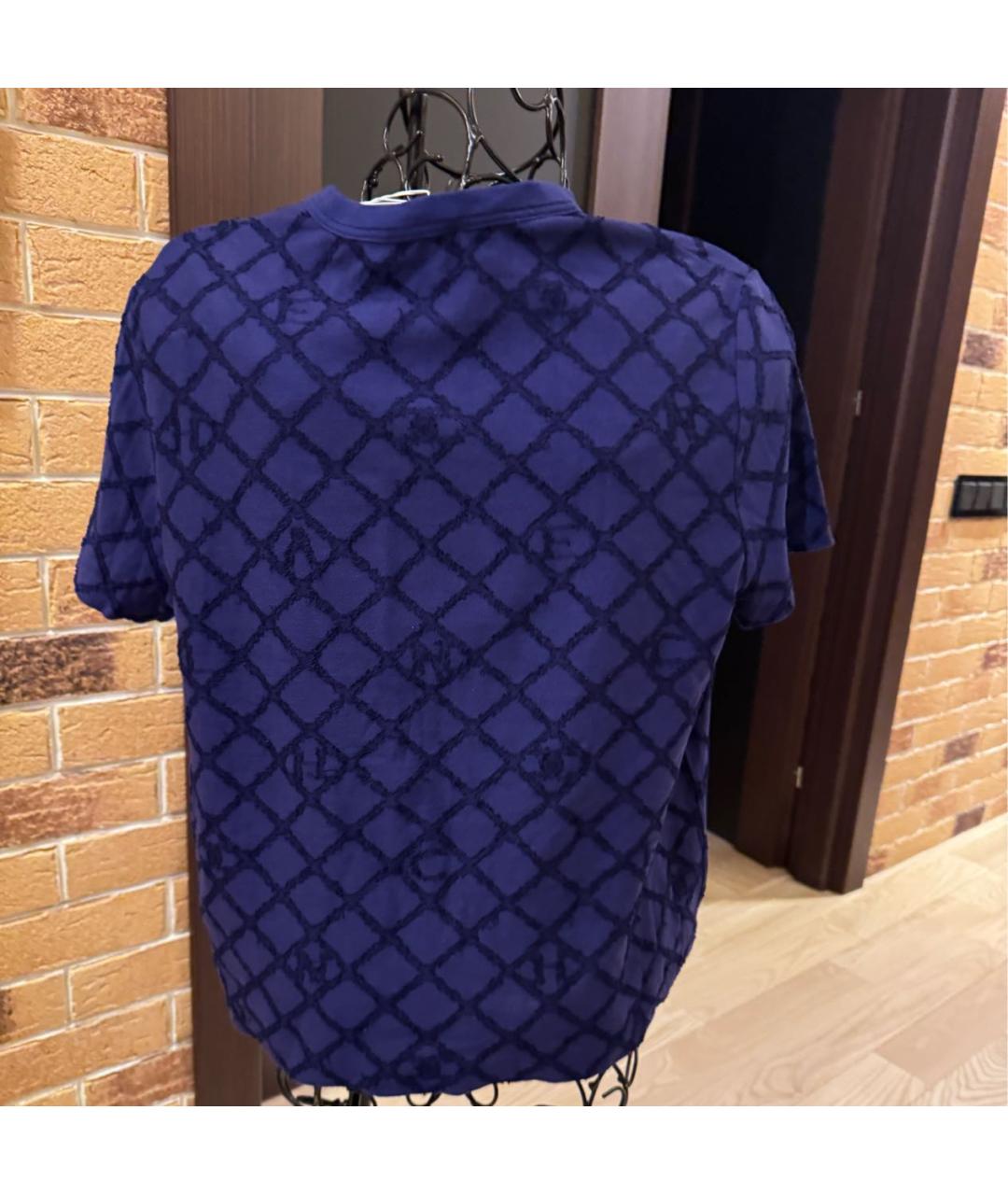 CHANEL Синяя хлопковая футболка, фото 2