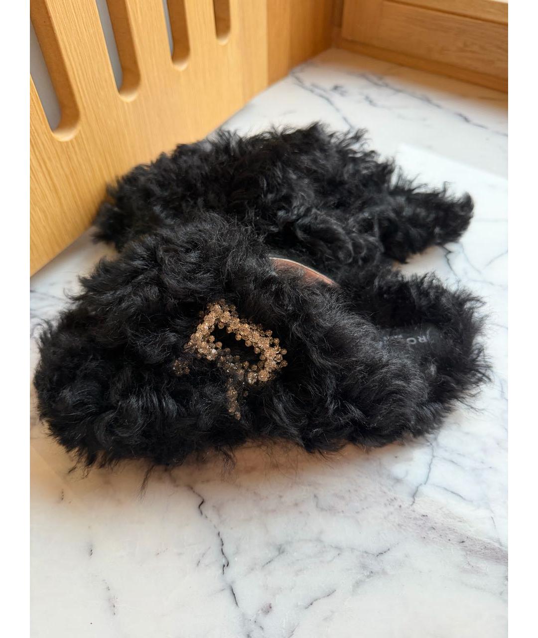 ROCHAS Черные сабо, фото 6