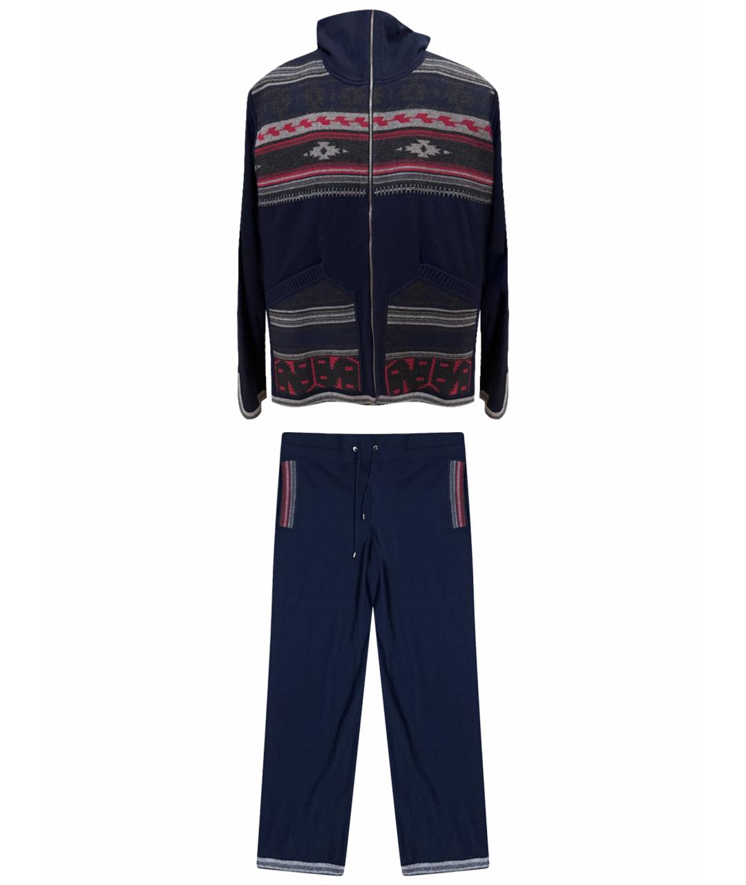 CHANEL Темно-синий шерстяной спортивные костюмы, фото 1