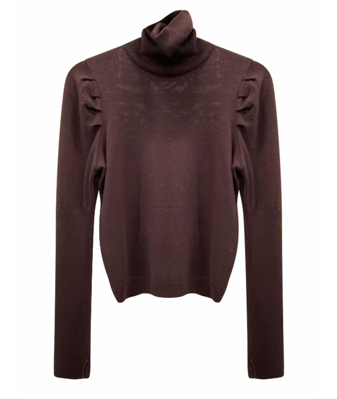 MIU MIU Фиолетовая шерстяная водолазка, фото 1