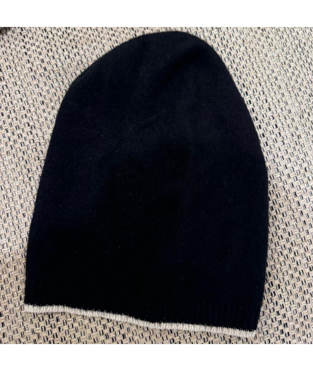 CHANEL Черная кашемировая шапка, фото 2