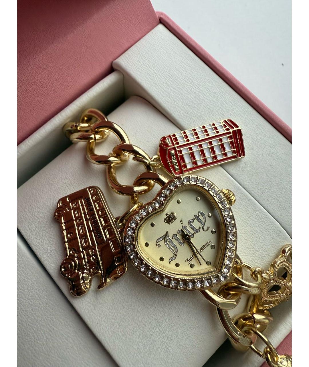 JUICY COUTURE Золотые часы, фото 3