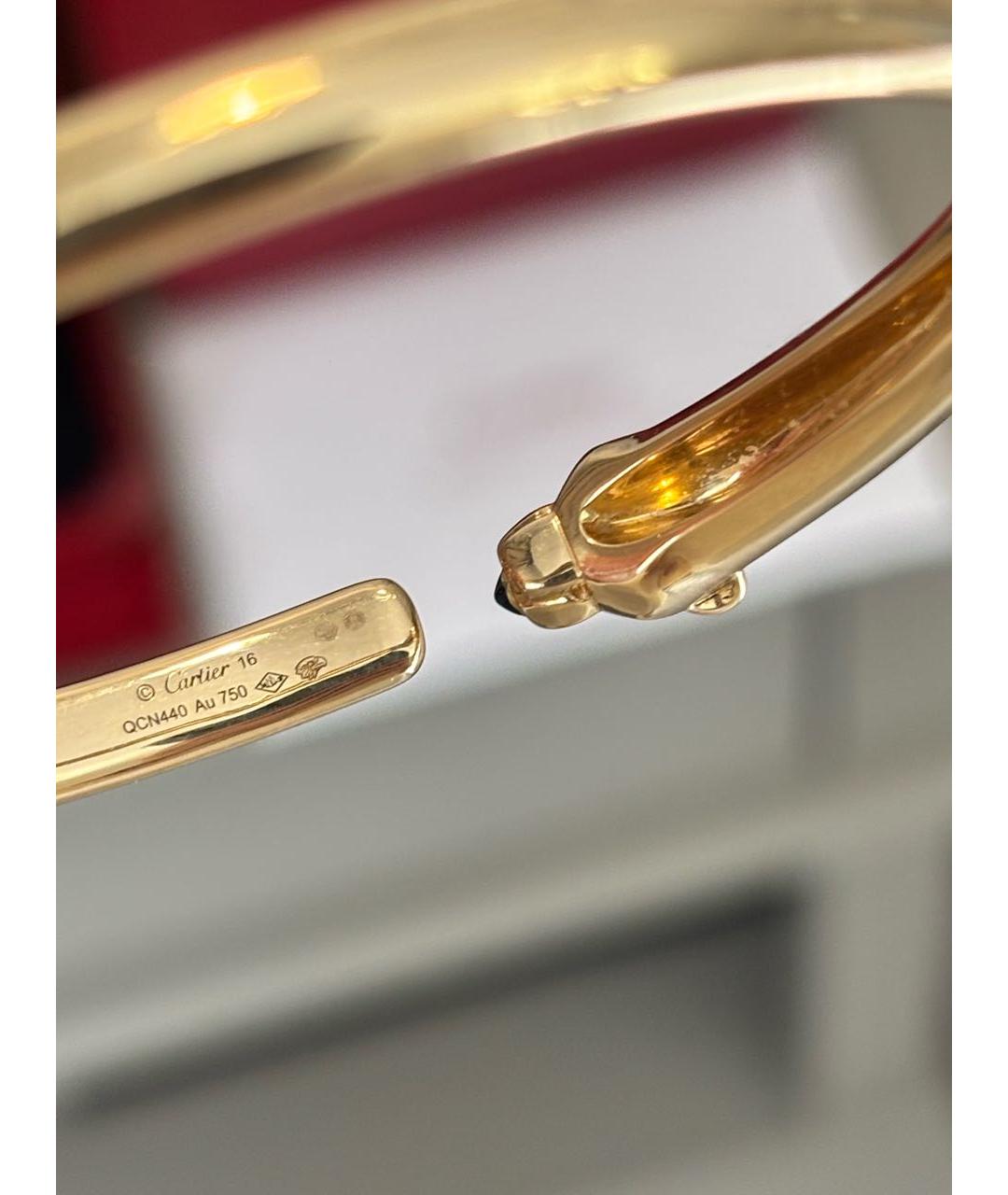 CARTIER Золотой браслет из желтого золота, фото 5