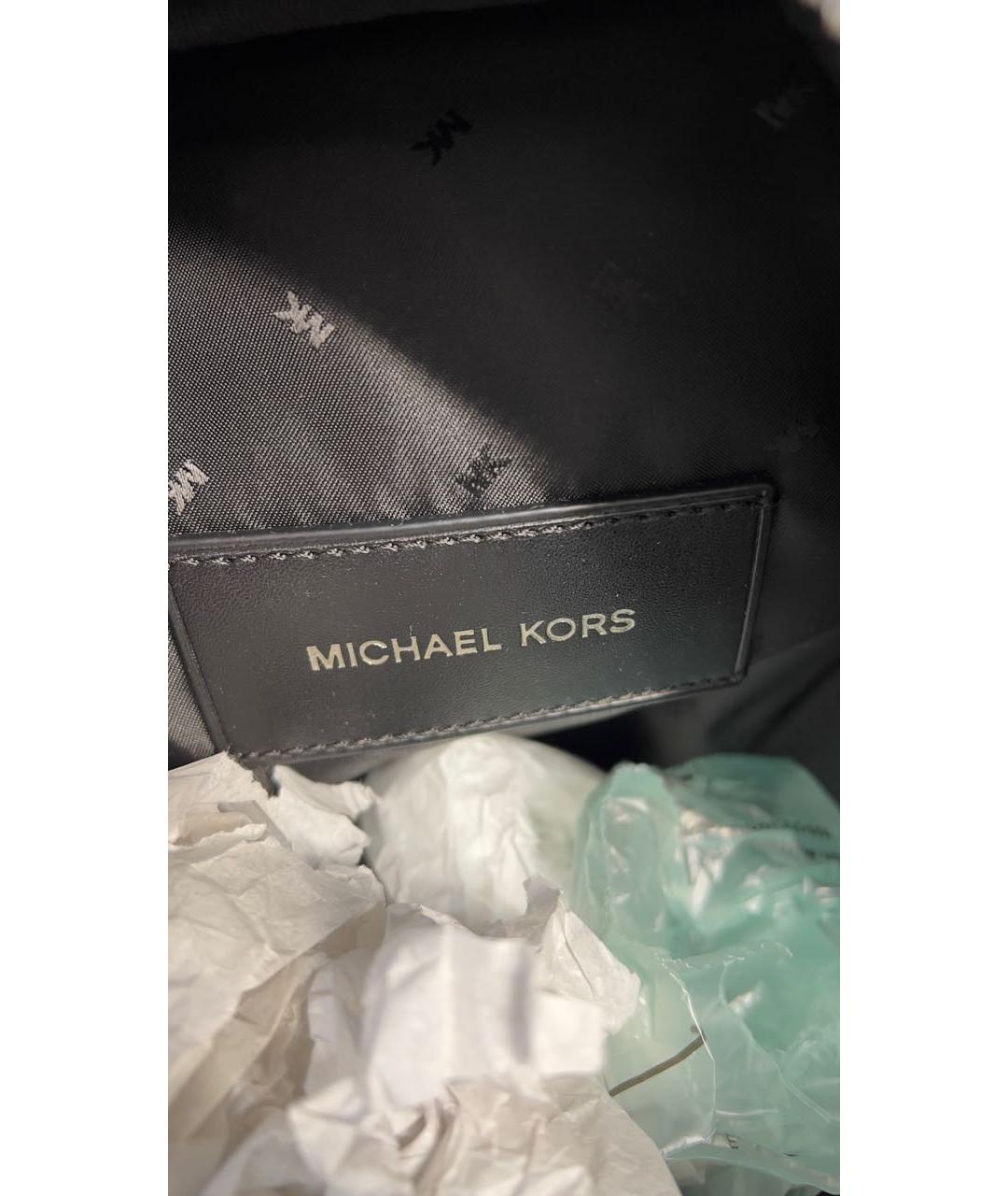 MICHAEL KORS Коричневый кожаный рюкзак, фото 4