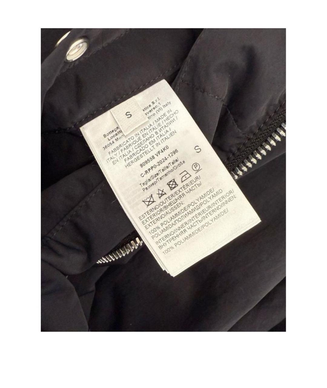 BOTTEGA VENETA Темно-синяя полиамидовая куртка, фото 3