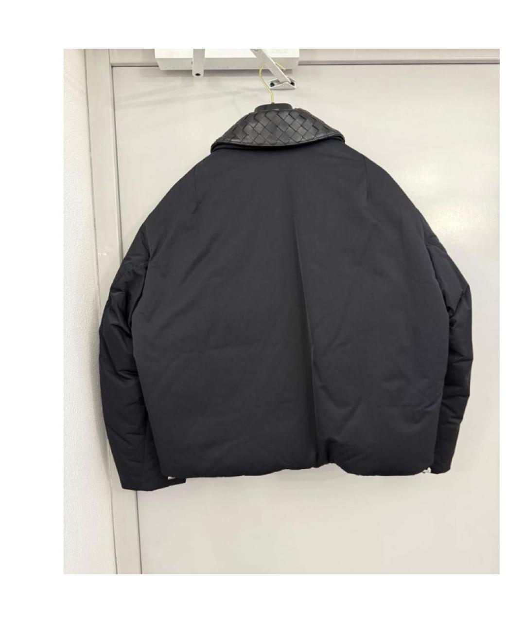 BOTTEGA VENETA Темно-синяя полиамидовая куртка, фото 5