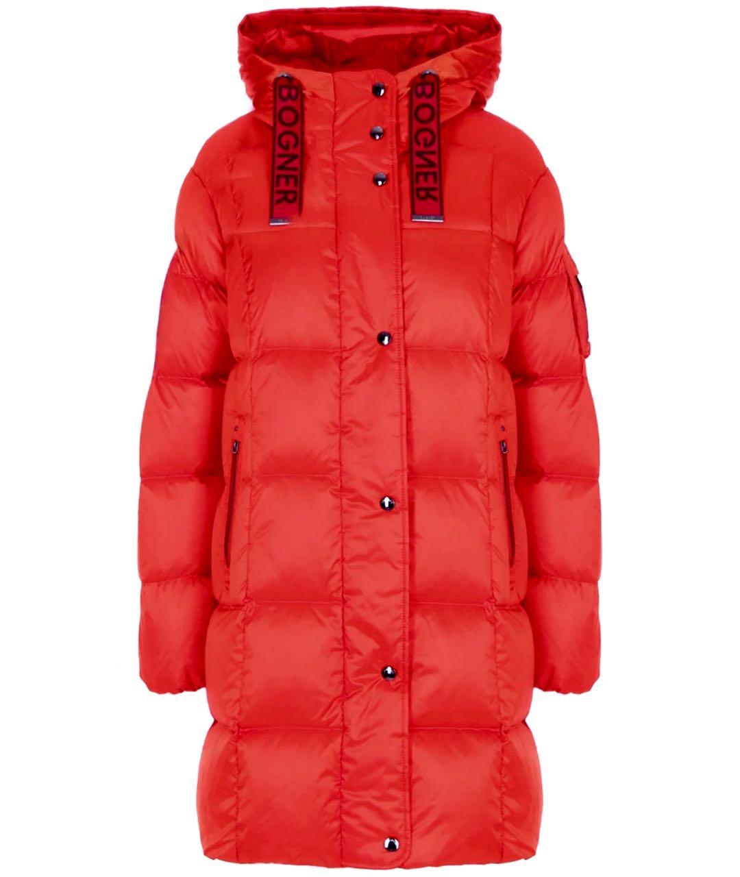 BOGNER Красный полиамидовый пуховик, фото 1