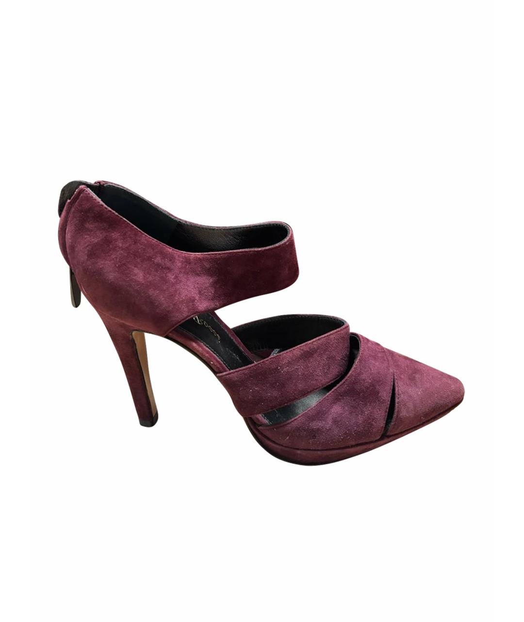 GIANVITO ROSSI Фиолетовые замшевые туфли, фото 1