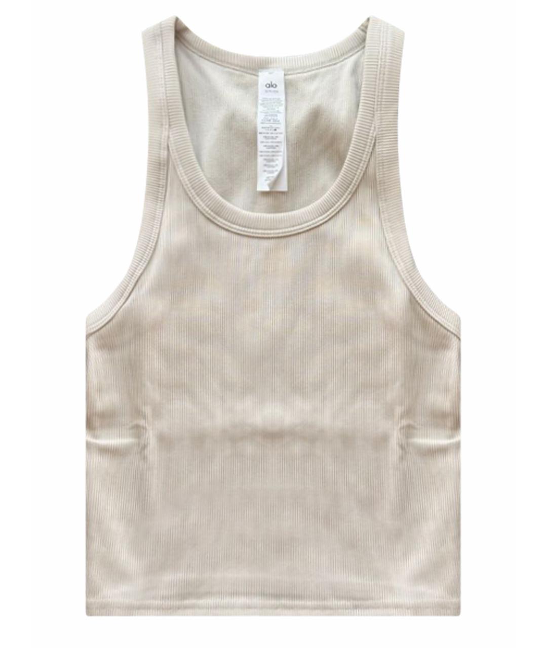 ALO YOGA Белая майка, фото 1