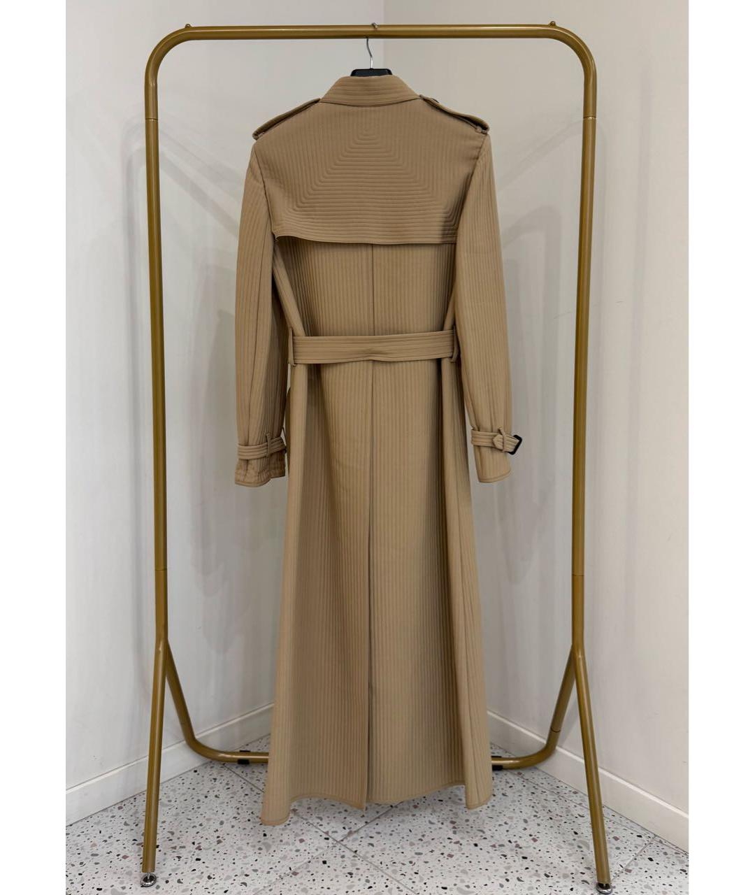 VALENTINO Бежевое шелковое пальто, фото 3