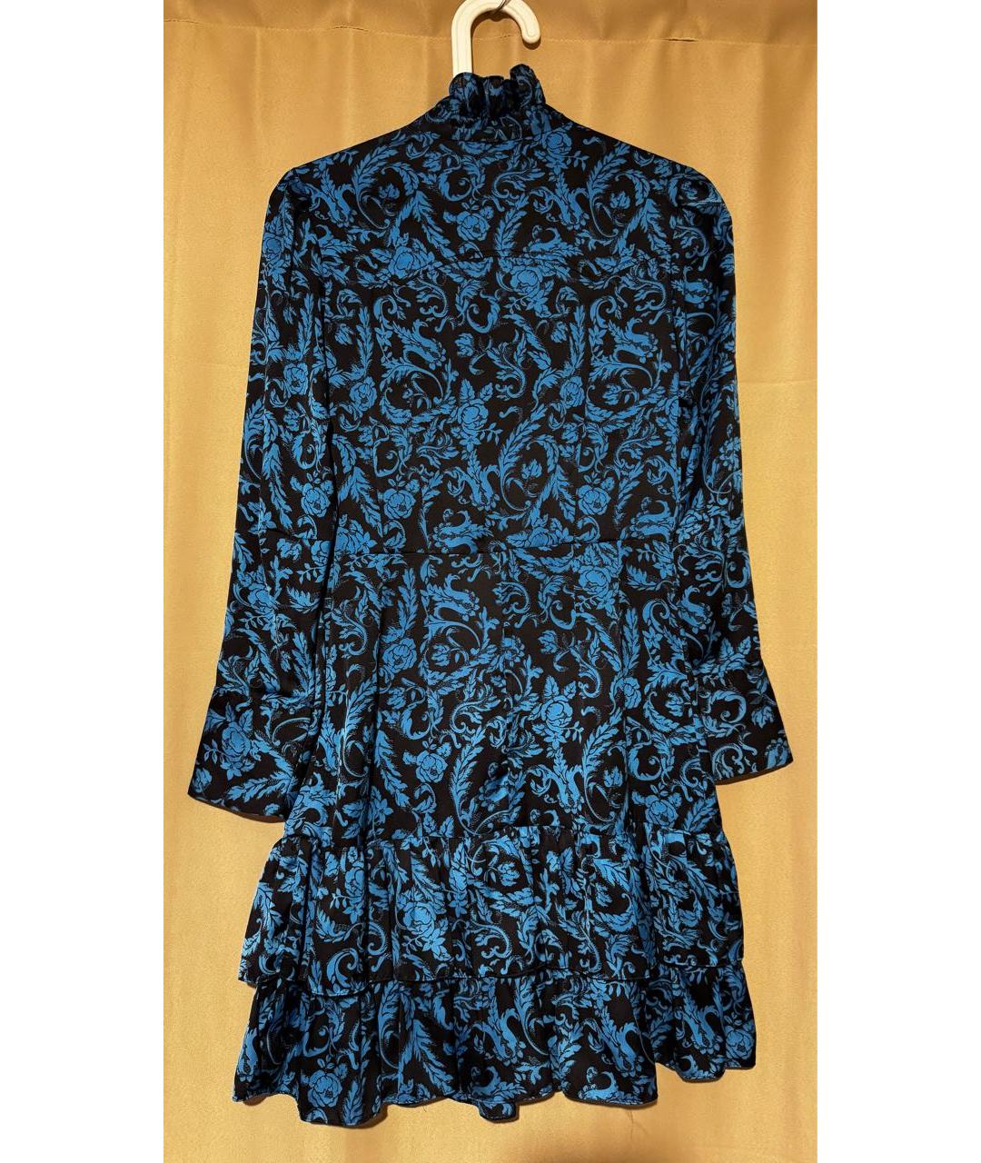 SANDRO Синее полиэстеровое коктейльное платье, фото 2