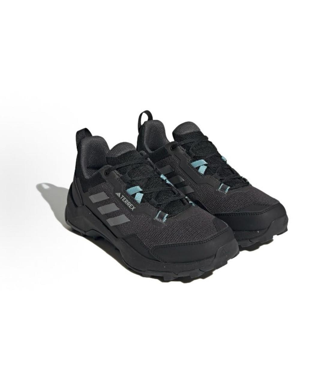 ADIDAS Черные текстильные низкие кроссовки / кеды, фото 3