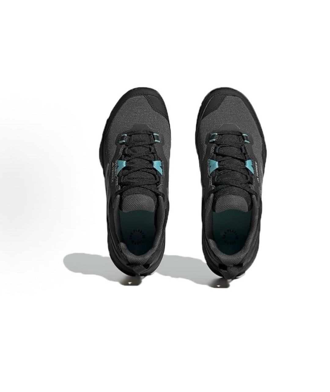ADIDAS Черные текстильные низкие кроссовки / кеды, фото 5