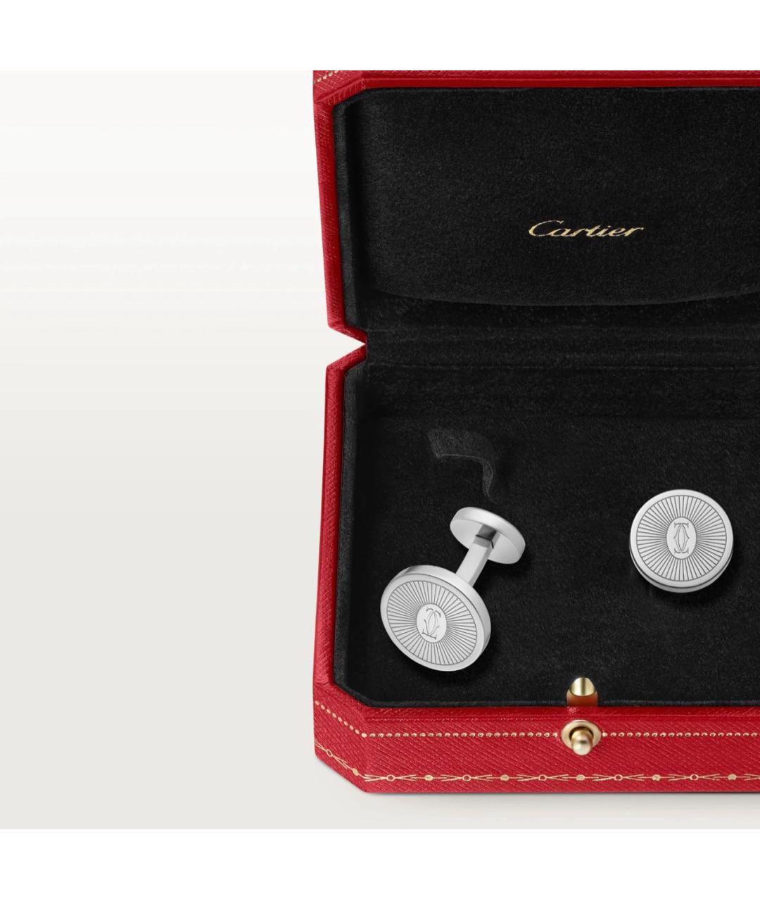 CARTIER Серебряные серебряные запонки, фото 4