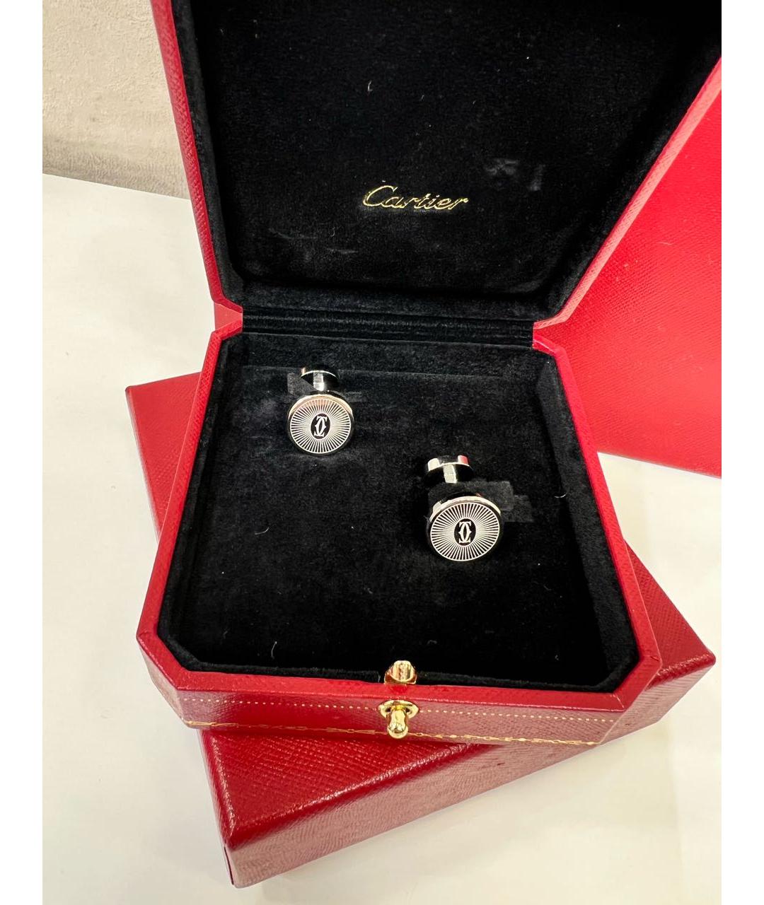 CARTIER Серебряные серебряные запонки, фото 3