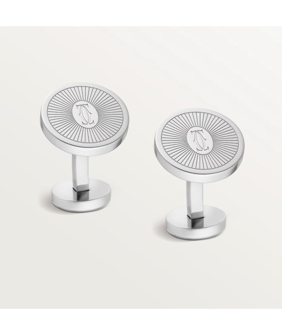 CARTIER Серебряные серебряные запонки, фото 6