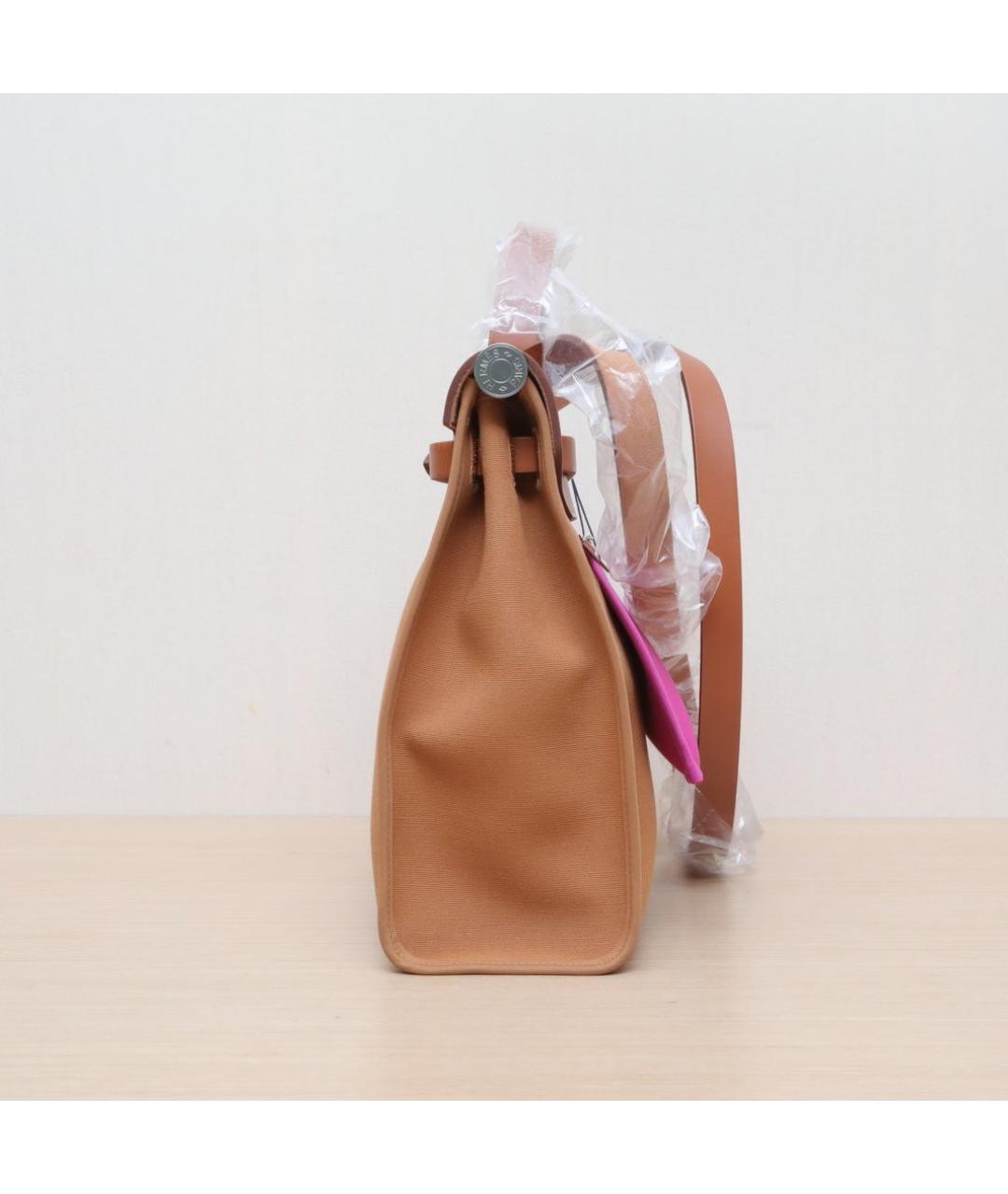 HERMES Коричневая кожаная сумка через плечо, фото 5