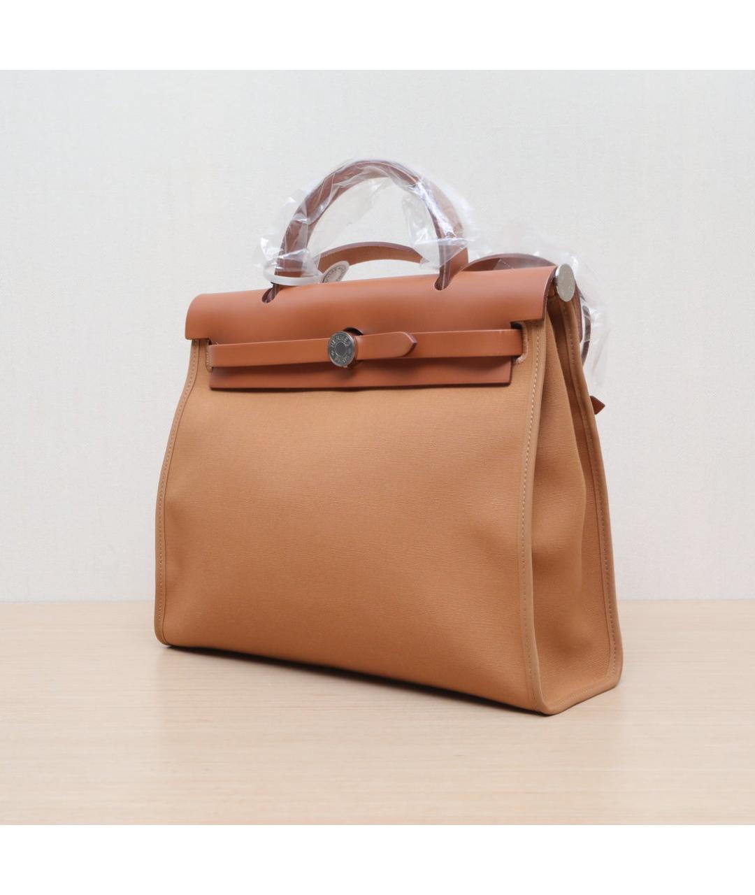 HERMES Коричневая кожаная сумка через плечо, фото 4