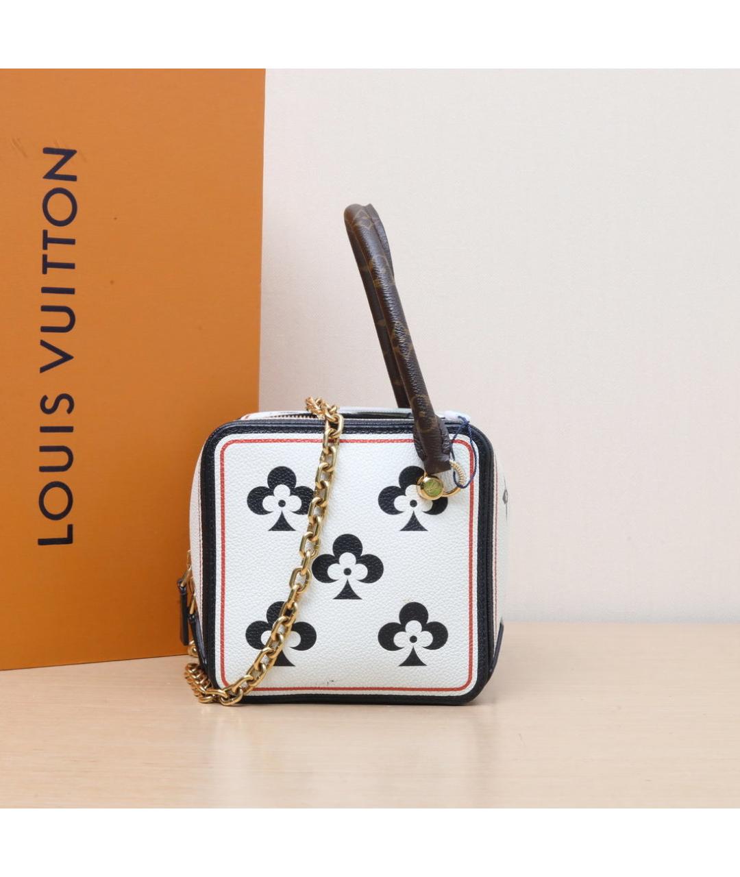 LOUIS VUITTON Белая сумка через плечо, фото 2