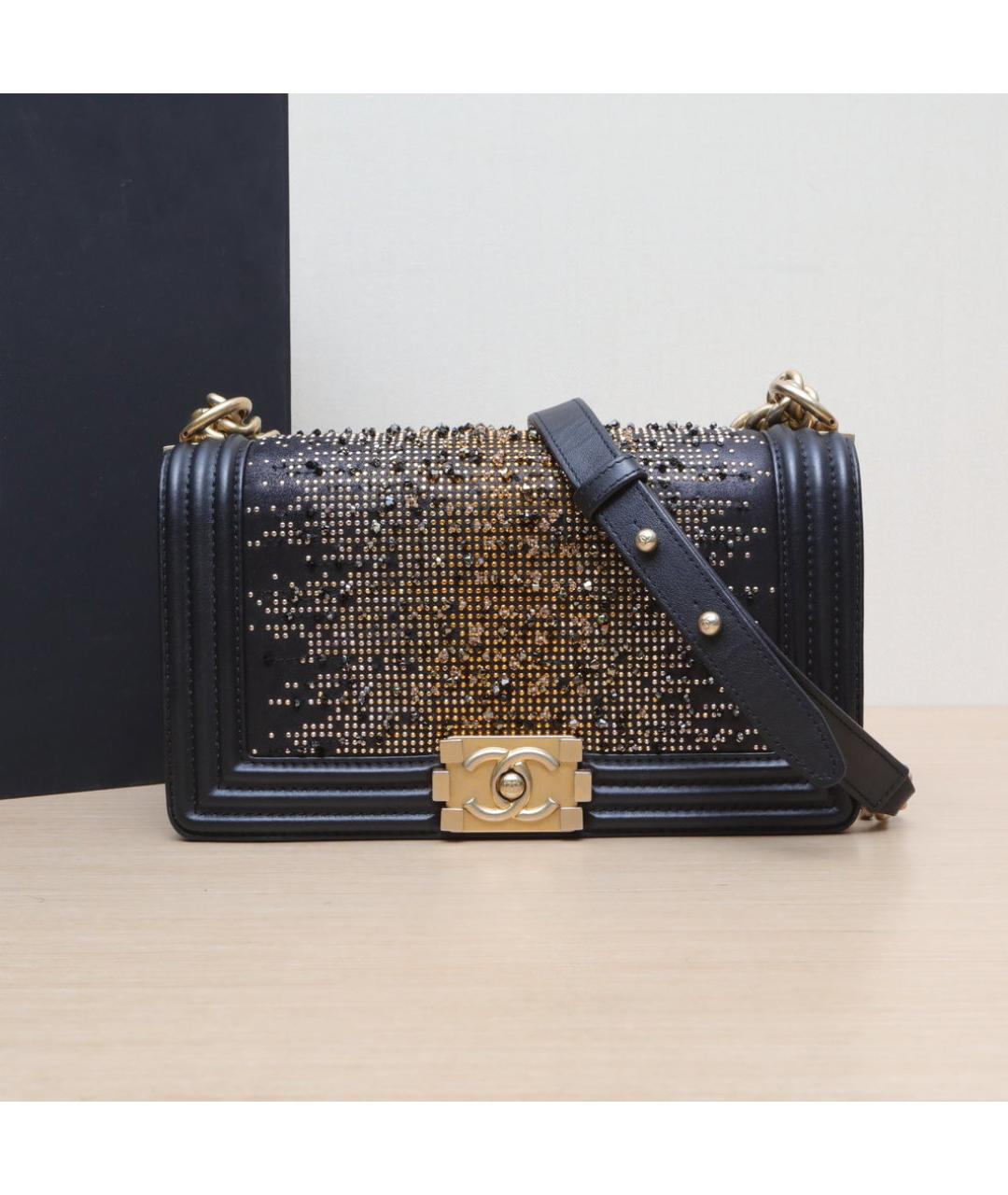 CHANEL Коричневая кожаная сумка через плечо, фото 2