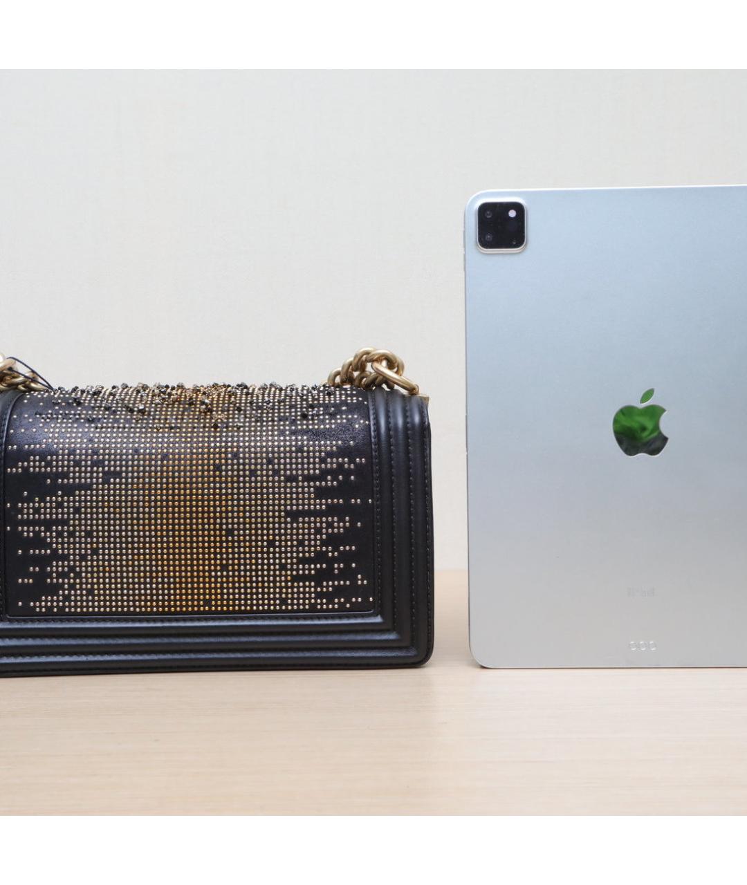 CHANEL Коричневая кожаная сумка через плечо, фото 7