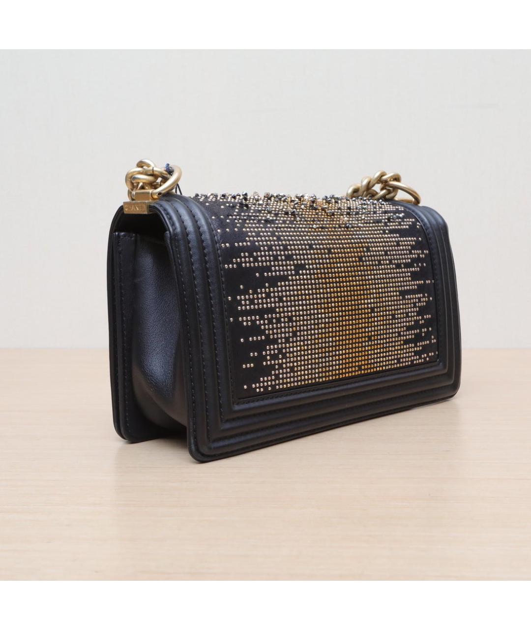 CHANEL Коричневая кожаная сумка через плечо, фото 6